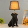 Board Lamp "POPS" E27 40W black 20x21x59cm Risalux