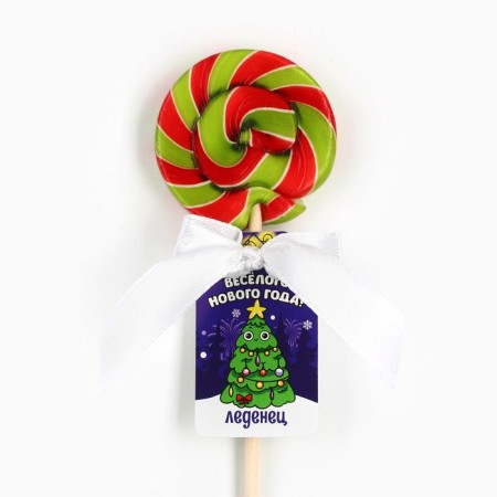 Lolling disk in a bag on a stick of "Funny New Year" Taste apple 15 g-1