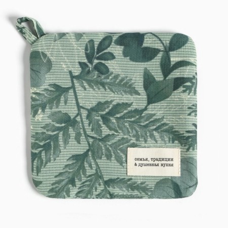 Lesnaya cool kitchen set: mittens 20x28 cm, take 19x19 cm, 50% cotton, 50% p/e-3