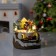 LED figure "Train and Snowman" 16 × 10 × 12 cm, polystone, AAAX batteries (not in the kit), USB, glow warm white