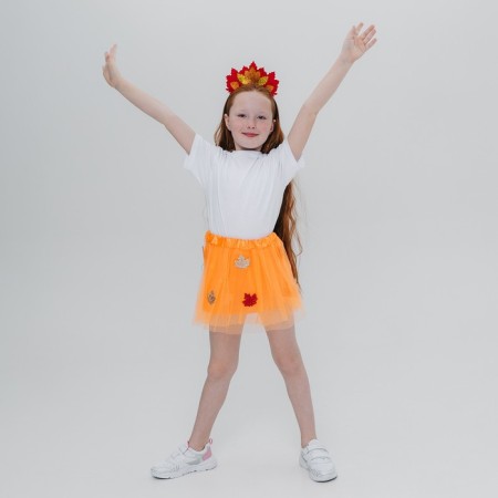 Carnival set "Autumn Princess": skirt and rim-6