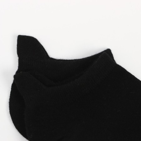 Women's socks shortened, black color, size 36-40-2