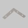 Connector 90 ° to LED strip LED Strip Alm-C-90, 4.8x1 cm, silver color