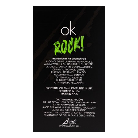 Tuale water male Ok Rock! (based on Calvin Klein One Shock Men), 100 ml-4