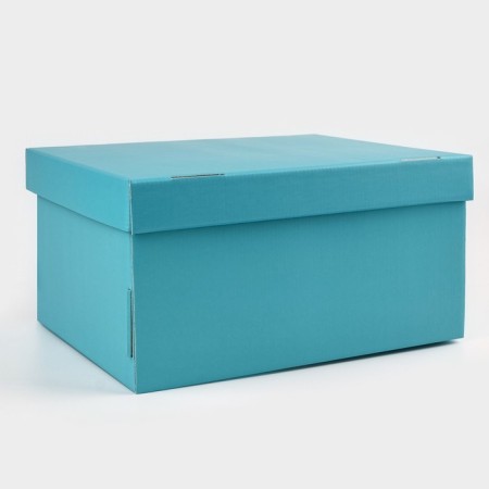 Gift folding box, packaging, “blue”, 31.2 x 25.6 x 16.1 cm-2