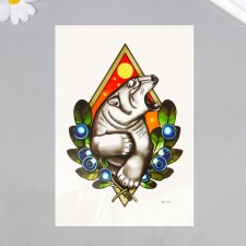 Tattoo on the body color 