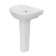 Sanita Sanita shell 55, with a hole for the mixer, white