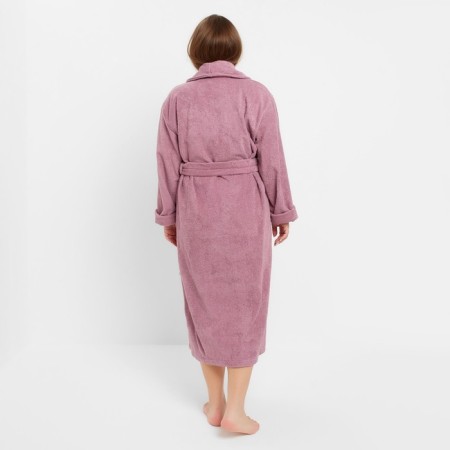 Women's bathrobe, dry rose color, size 54-4