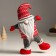 Interior doll "Santa Claus in a knitted cap with patterns - acrobat" 7x24x38 cm