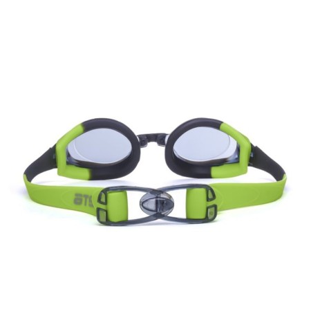 ATEMI M510 swimming glasses, silicone, black/green-2