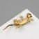 Brooch "Lizard" Dark, the color is dark green in gold