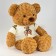 Soft toy "Bear", in a jacket, 80 cm, brown color