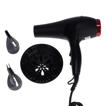 Feng Luazon LF-18, 1600 W, 2 speeds, 3 temperature conditions, 2 nozzles, combs, black-9