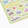 Paper stickers of the assessment “Hold it”, 11 x 18 cm