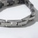 Bracelet Ceramics "Rhythm", black color in silver, 20.5 cm