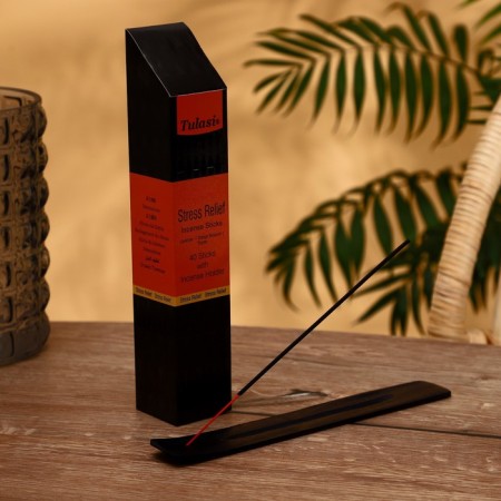 Incense "tulasi" 40 aroma pads with Stress Relief stands