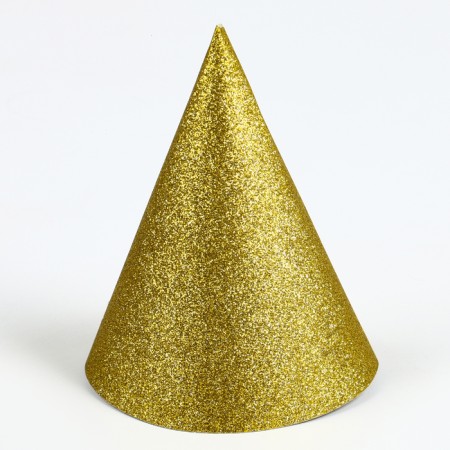 Carnival cap "Shine", set of 6 pcs., Golden color-1