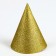 Carnival cap "Shine", set of 6 pcs., Golden color