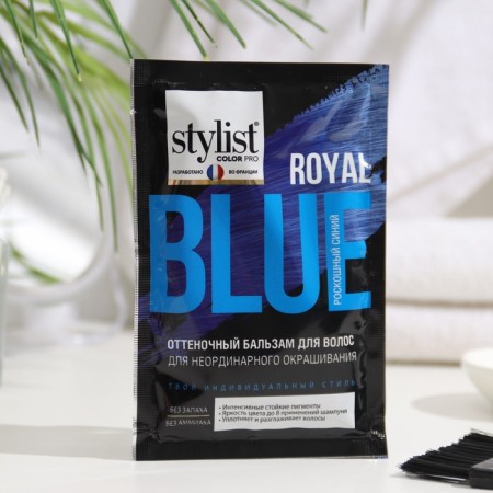 Stylist color Pro hair balm for extraordinary staining, luxurious blue, 50 ml-1