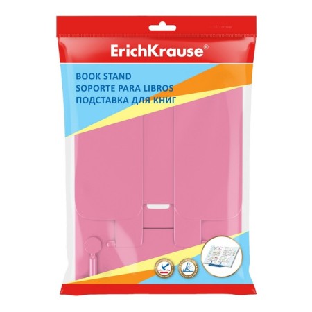 Book stands plastic Erichkrause "Bubble Gum", pink-1