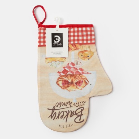 Bakery house mittens-seizure 20x28cm, sarzha, 100% cotton, gut 250g/m2-3