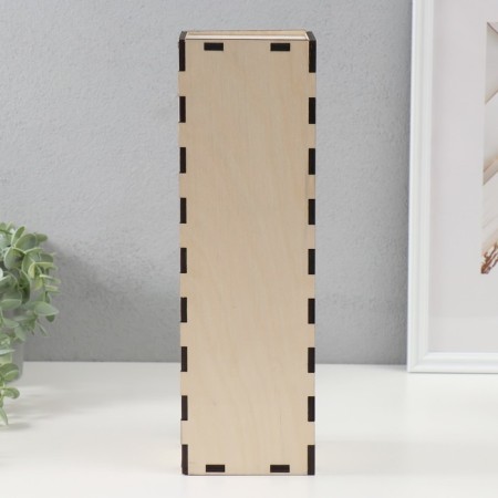 Casket for painting, under the bottle "Grate" 11x10.7x35 cm, plywood 6mm-3