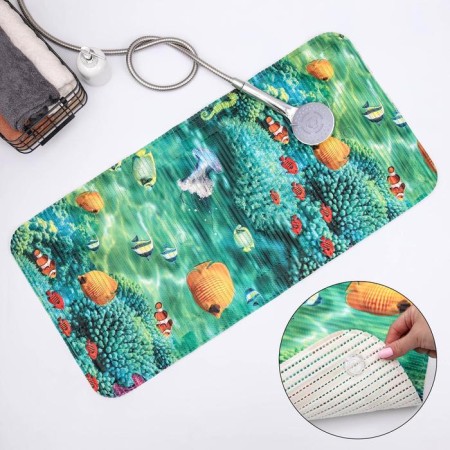 Bath mat “Relax”, 43 × 90 cm, Mix color