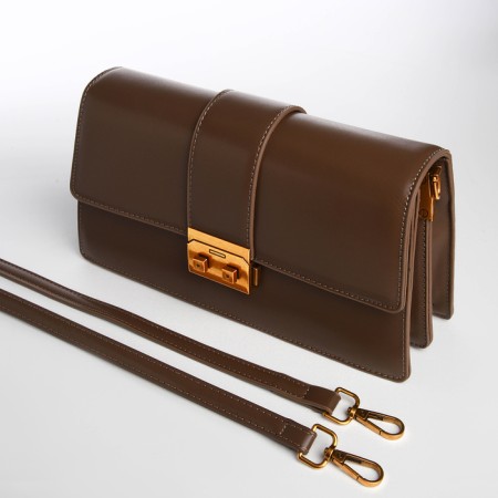 Female bag Textura, average size, khaki color-7