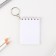 Key keychain notebook "Dream", 5.5 x 7.5 cm