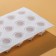 Form for mousse desserts and baking konfinetta "strawberries", silicone, 29 × 17 × 4 cm, 15 cells, white color