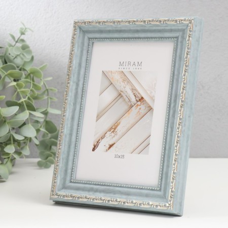 Photo frame Plastic "Mira" 10x15 cm, (plastic screen), gray-1