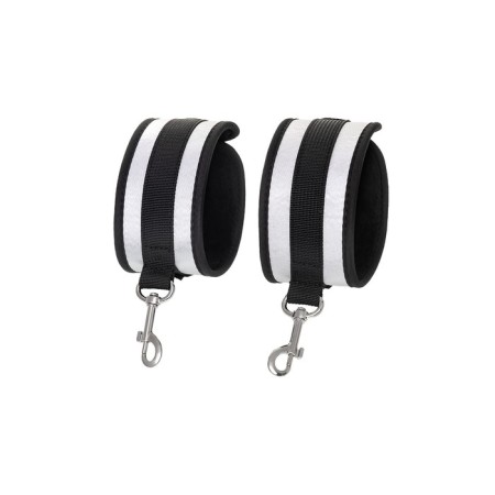 Anonymo handcuffs, polyester, 23.5 cm, silver color
