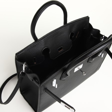 Female bag on a valve, black color-9
