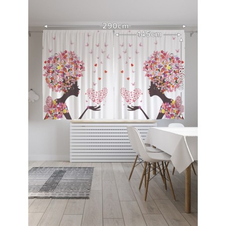 Photostes "Flowering Hair", Oxford, Size 145x180 cm, 2 pcs-1