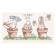 A set of towels of the kitchen shade "Light Easter" 35x60 cm - 4 pcs, 100% cotton