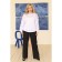 Female jumper, size 52, white color
