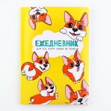 Diary in a thin cover A5, 72 sheets 