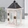 Summary tree for 1 candle "Lantern" white aged 12.5x12.5x25 cm