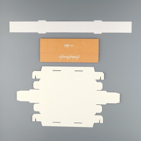 Box for sweets, confectionery packaging, 5 cells, "craft", 5 x 21 x 3.3 cm-7