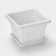 Pot with the Podon "Quadro", 12.2 l, the color is marble