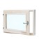 Window, 40 × 60cm, double glass of linden