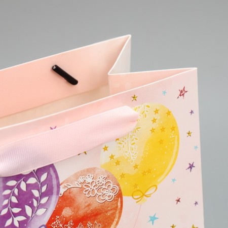 Gift package laminated with quiet, packaging, “Happy Birthday”, MS 18 x 23 x 10 cm-6