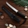 Knife -Tanto "Iturup" steel - 65x13, handle - winding cord, 35 cm
