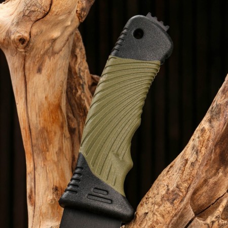 Tactical knife "Alfa" 23.3cm, blade 110mm/3mm, skirmish, green-4