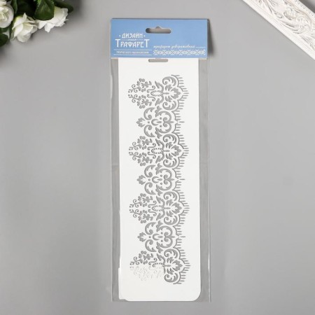 Plastic stencil "Border 5" 10x32 cm-2