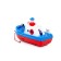 Rescuer boat, white-blue color