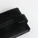 Male purse on the button, black color