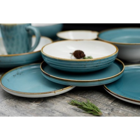 Porcelain deep Magistro “Cerera”, 1.1 l, d = 22 cm, blue color-6