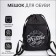Back for shoes, Sacvoyage, a lace department, external pocket, black color