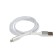 Aura TPC-UM6S MicroUSB charging cable, silver 1.2 meters
